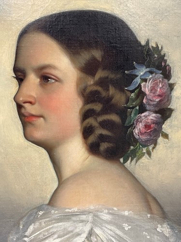Lot 97 - Circle of Franz Xaver Winterhalter (German, 1805-1873)