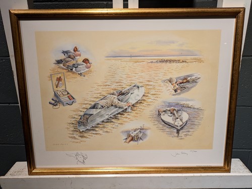 Lot 449 - A Group Of Bird Themed Pictures And Sculpture