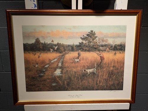 Lot 449 - A Group Of Bird Themed Pictures And Sculpture