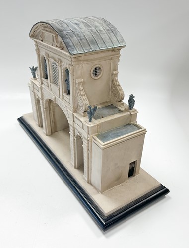 Lot 535 - Timothy Richards architectural model of The Temple Bar - London (1672)