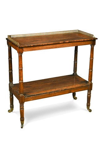 Lot 463 - A Regency rosewood etagere