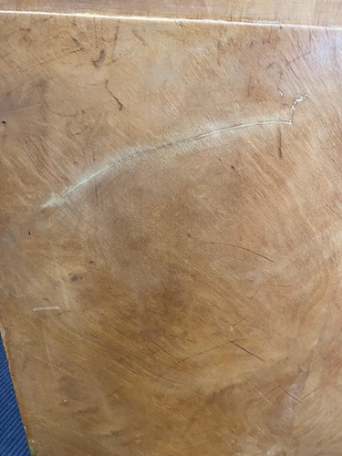 Lot 313 - An Art Deco maple desk