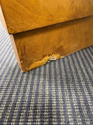 Lot 313 - An Art Deco maple desk