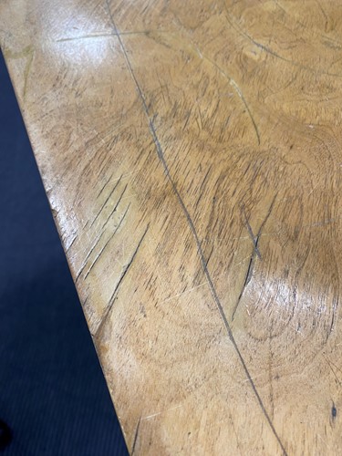 Lot 313 - An Art Deco maple desk