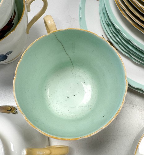 Lot 37 - Shelley for Rowland Ward, a Fish pattern part tea set