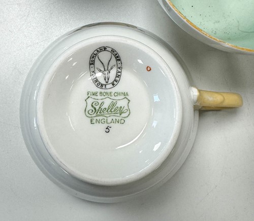 Lot 37 - Shelley for Rowland Ward, a Fish pattern part tea set