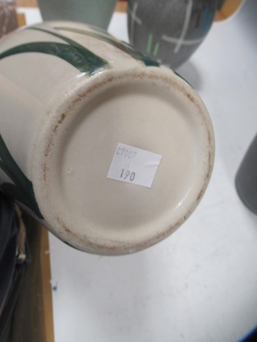 Lot 106 - Decorative vases to include a Wemyss style...