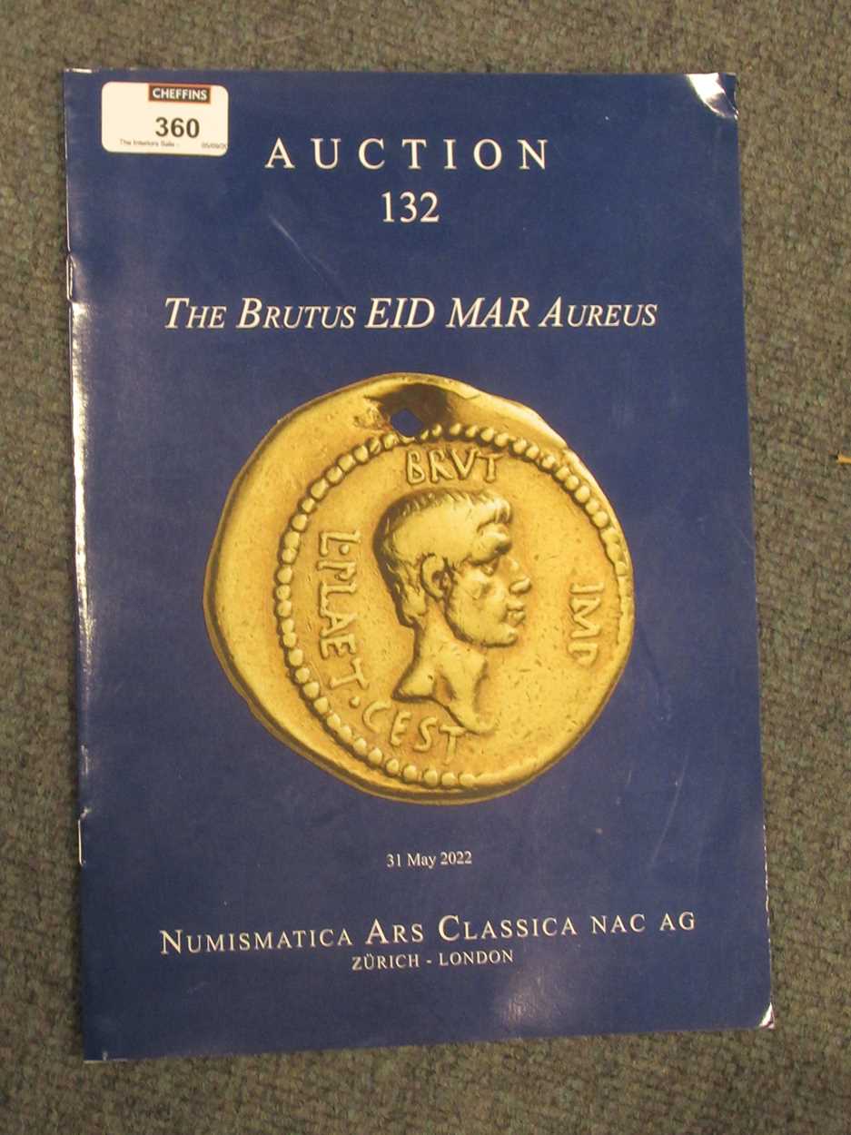 Lot 360 - A collection of numismatics auction catalogues...