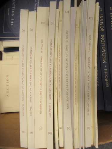 Lot 360 - A collection of numismatics auction catalogues...