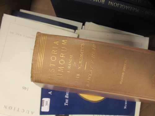 Lot 360 - A collection of numismatics auction catalogues...