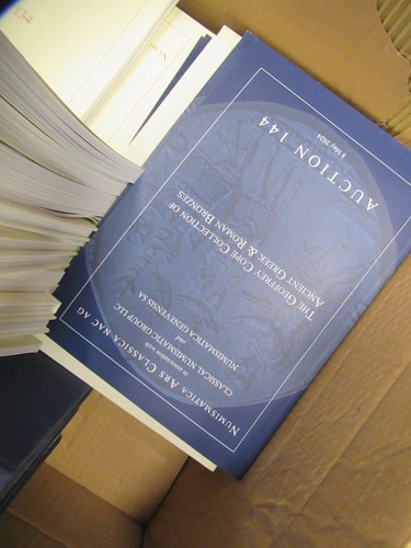 Lot 360 - A collection of numismatics auction catalogues...