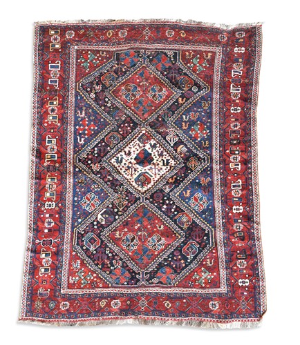 Lot 546 - A Qashqai tribal rug, early 20th century