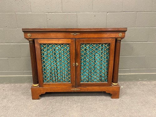Lot 749 - A 19th century empire style mahogany side...