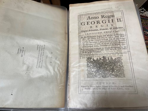 Lot 335 - Acts of Parliament - East Anglian interest including, Roads, Fens and Drainage