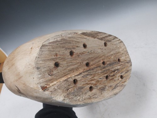 Lot 11 - A 20th century carved wood and painted decoy...