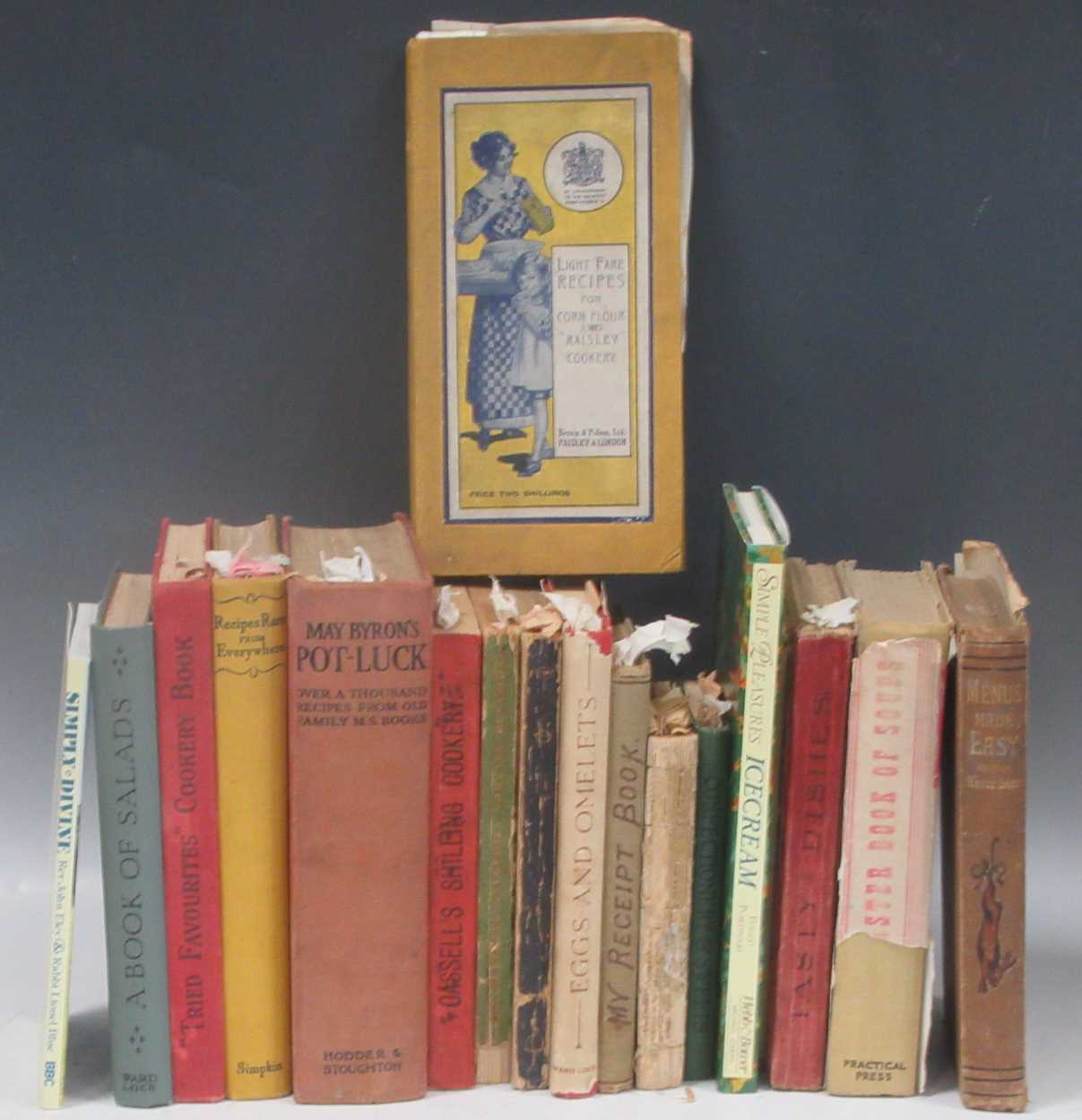 Lot 338 - Vintage cookery books May Byron's "Pot Luck"...