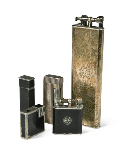 Lot 159 - Dunhill, a collection of five cigarette lighters