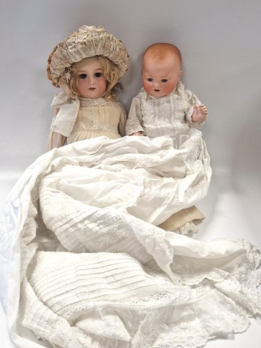 Lot 70 - An Armand Marseille bisque headed baby doll