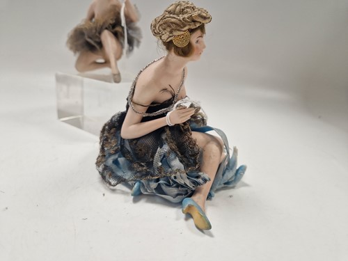 Lot 106 - Two all bisque Kister 'Bathing Beauties', German, circa 1920s