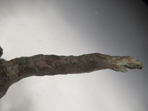 Lot 200 - A bronze figural sculpture, modern, modelled...