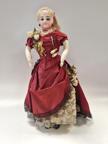 Lot 60 - A Francois Gaultier bisque shoulder head fashion doll, circa 1880