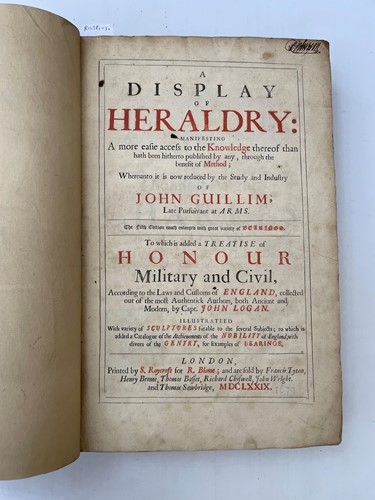 Lot 91 - GUILLIM (John)