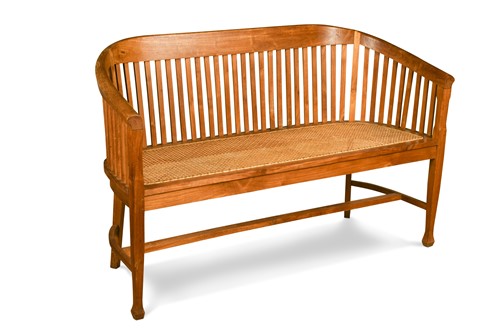 Lot 269 - An early 20th century teak bench