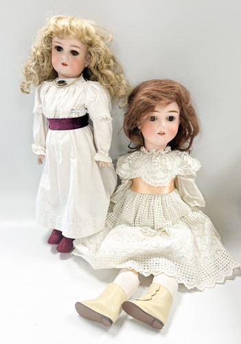 Lot 78 - A Kley & Hahn bisque headed Walkure doll