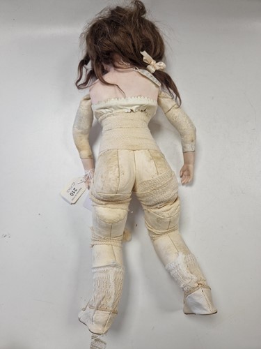 Lot 94 - A Bru Teteur, or Nursing Bru, bisque shoulder head doll, late 19th century