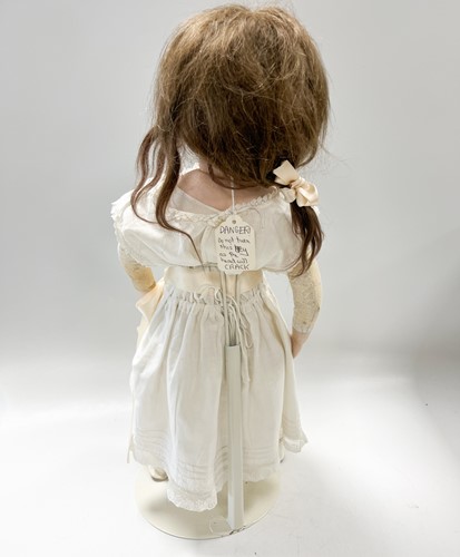 Lot 94 - A Bru Teteur, or Nursing Bru, bisque shoulder head doll, late 19th century
