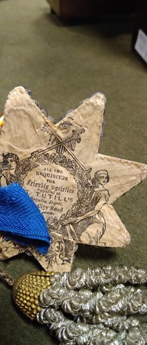 Lot 288 - 18th century embroidered sash badge and tassel...