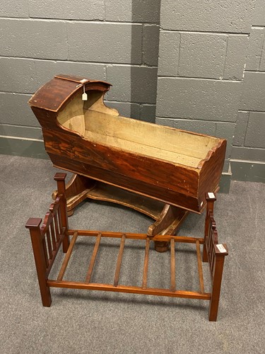Lot 415 - Continental 19th century child's rocking...