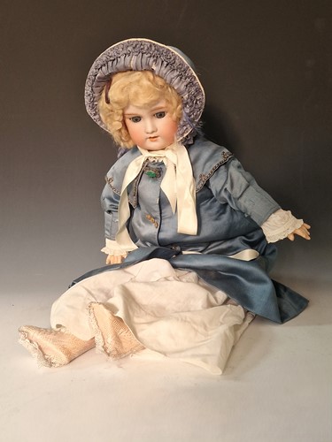 Lot 68 - An Armand Marseille bisque head doll, 19th century