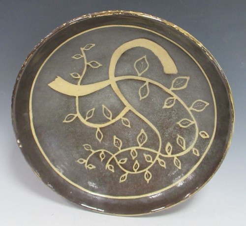 Lot 76 - Stonyhurst shallow stoneware bowl, 29cm diameter