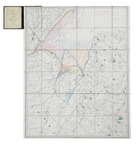 Lot 76 - Bedford Level folding maps.