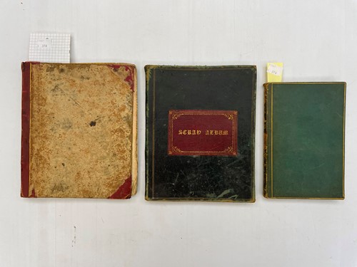 Lot 336 - Three illustrated scrap albums.