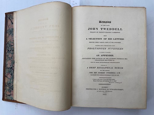 Lot 217 - Fore-edge paintings. TWEDDELL (Rev. R)