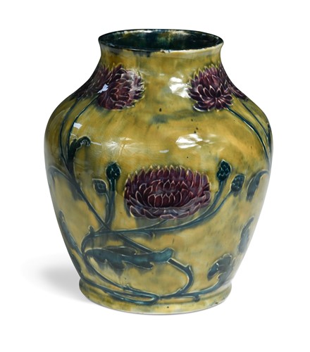 Lot 31 - A Hancock & Sons Morrisware vase, probably designed by George Cartlidge