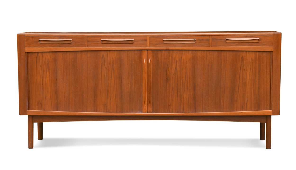 Lot 346 - Arne Hovmand Olsen (1919-1989) for Mogens Kold, a Danish teak sideboard
