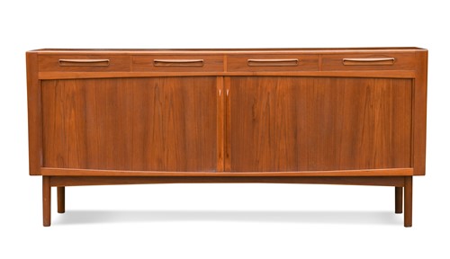 Lot 346 - Arne Hovmand Olsen (1919-1989) for Mogens Kold, a Danish teak sideboard