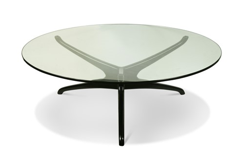 Lot 364 - After Vladimir Kagan (1927-2016), a tri-symmetrical coffee table