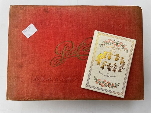 Lot 284 - An old postcard album, various subjects in...