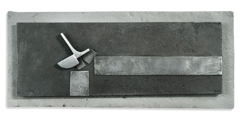 Lot 121 - Jonathan Clarke, (b. 1961), two sand cast aluminium reliefs