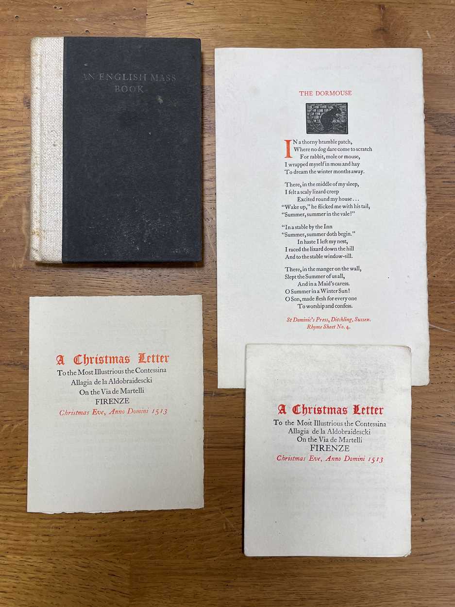 Lot 405 - St Dominic's Press, Ditchling.