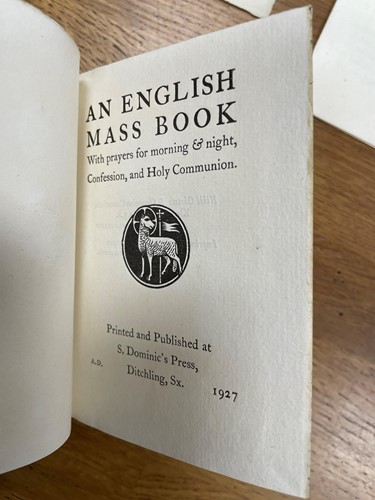 Lot 405 - St Dominic's Press, Ditchling.