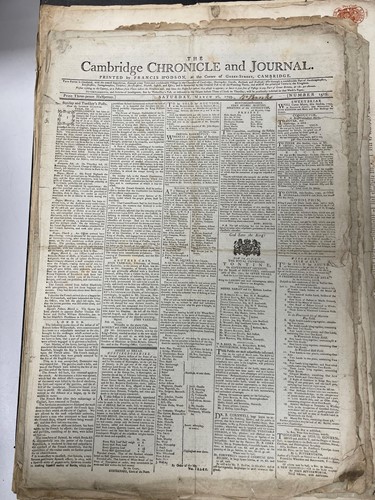 Lot 163 - Newspapers.- Cambridgeshire.