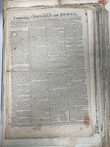 Lot 163 - Newspapers.- Cambridgeshire.
