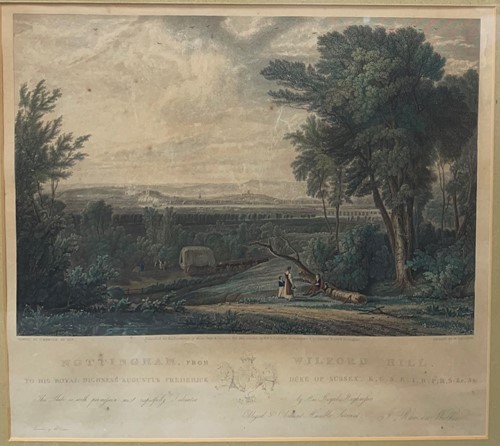 Lot 30 - Two 19th century prints of Nottinghamshire interest