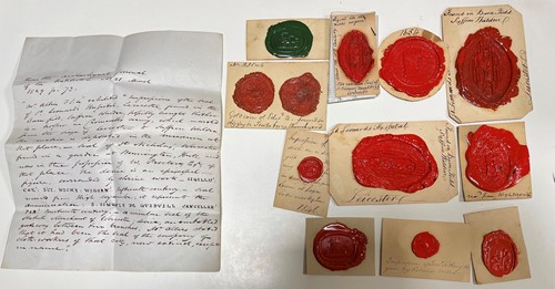 Lot 380 - Wax seal impressions, 19th century