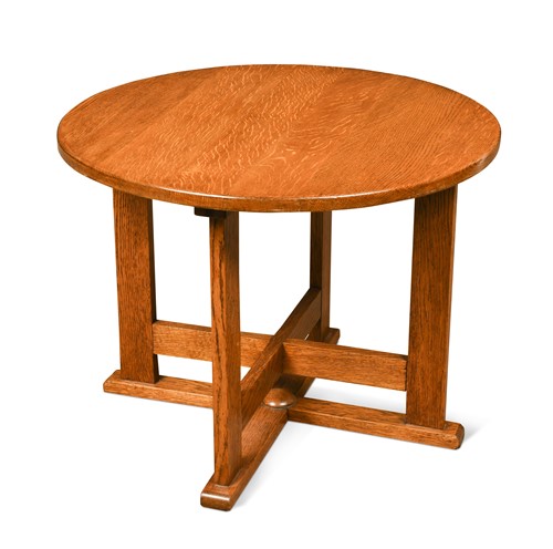 Lot 279 - Attributed to Heal's, a Cotswold School oak occasional table